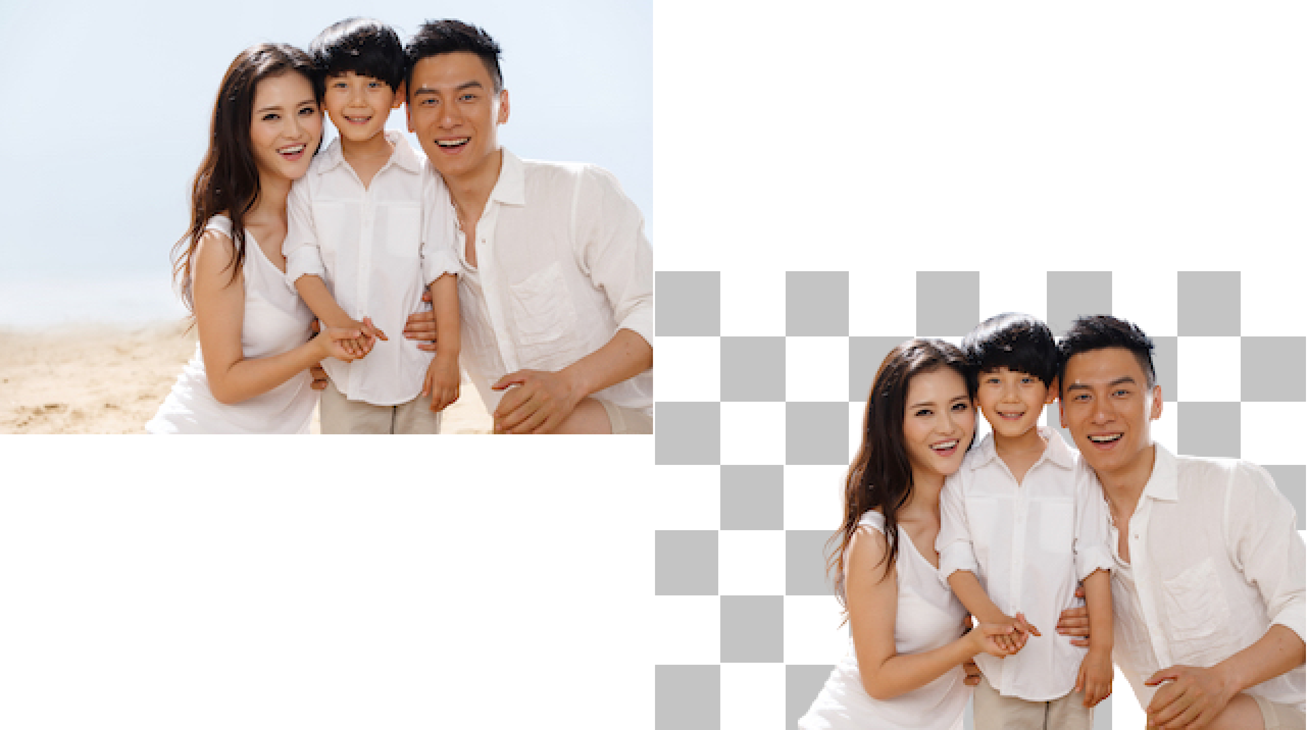 Image background remover result